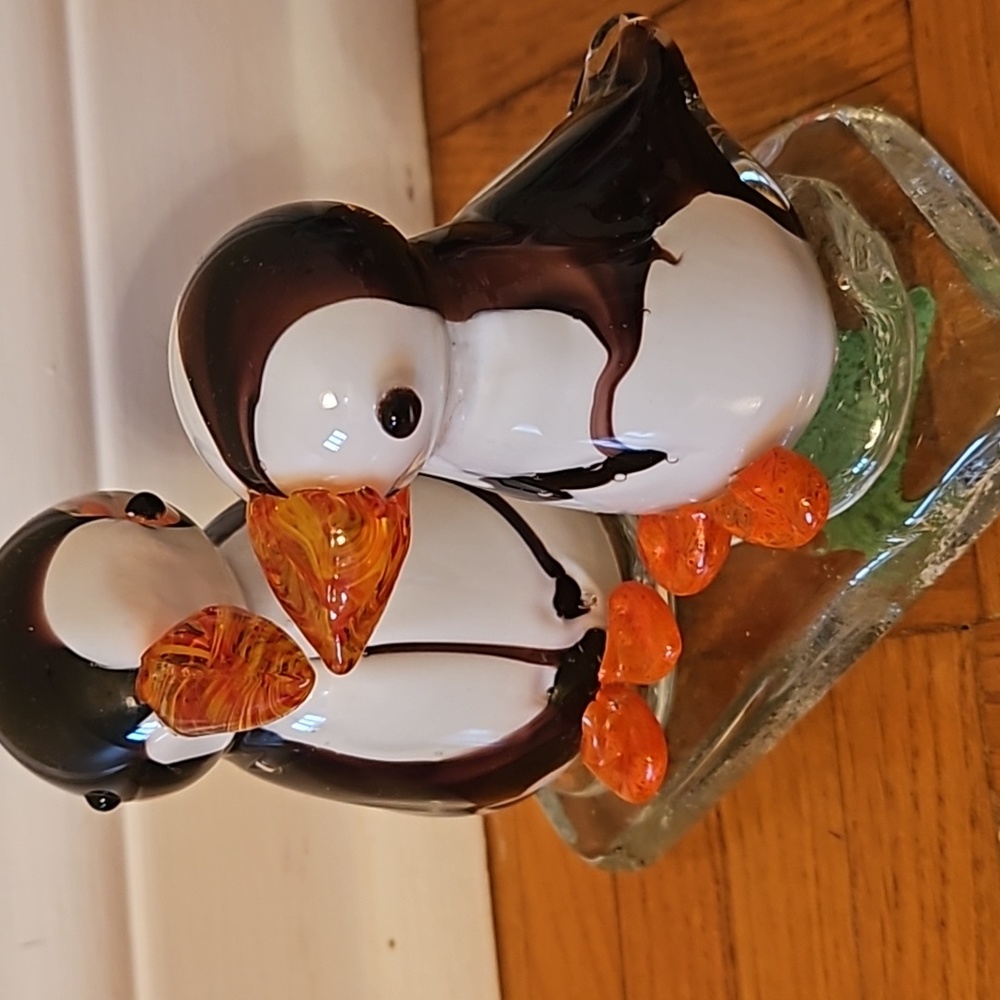 Vintage 1970s glass penguins 🐧 ♥️ - Picture 3 of 9